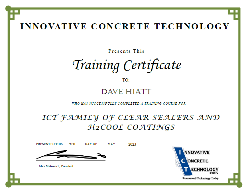 ICT Certificate