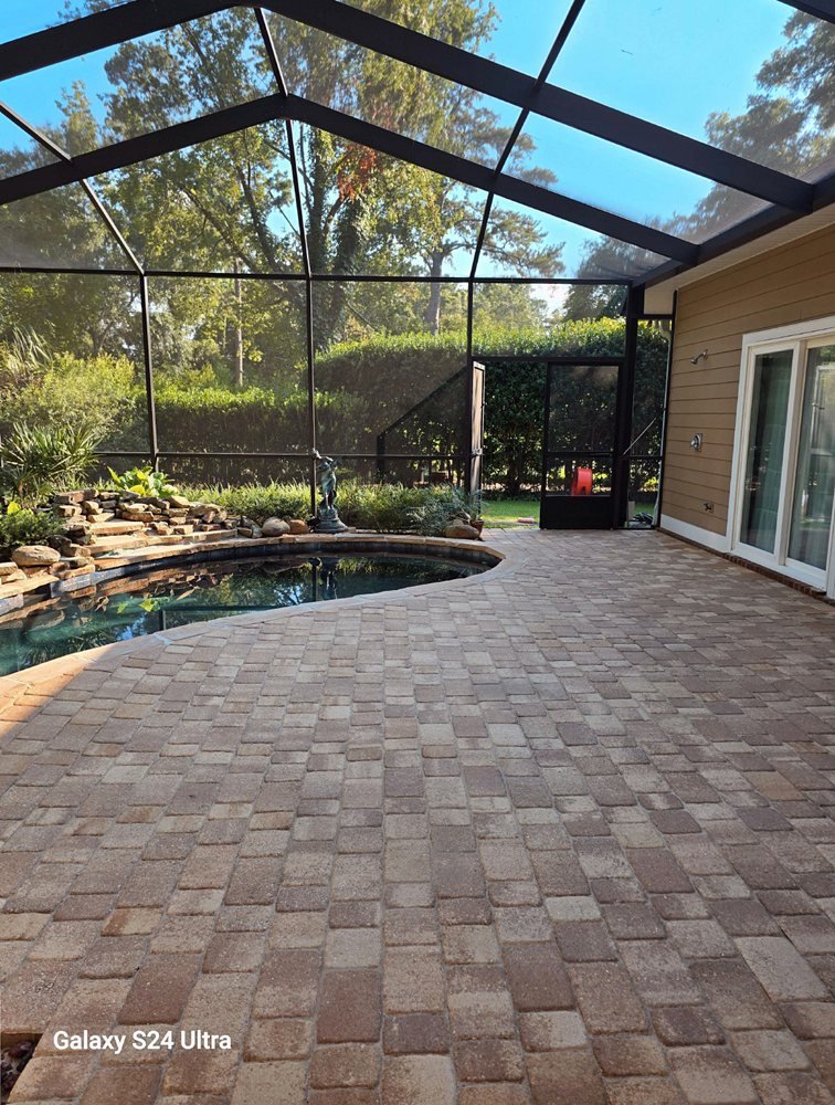 Sanding and Sealing Pool Pavers