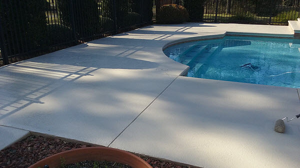 Smooth Texture Pool Deck